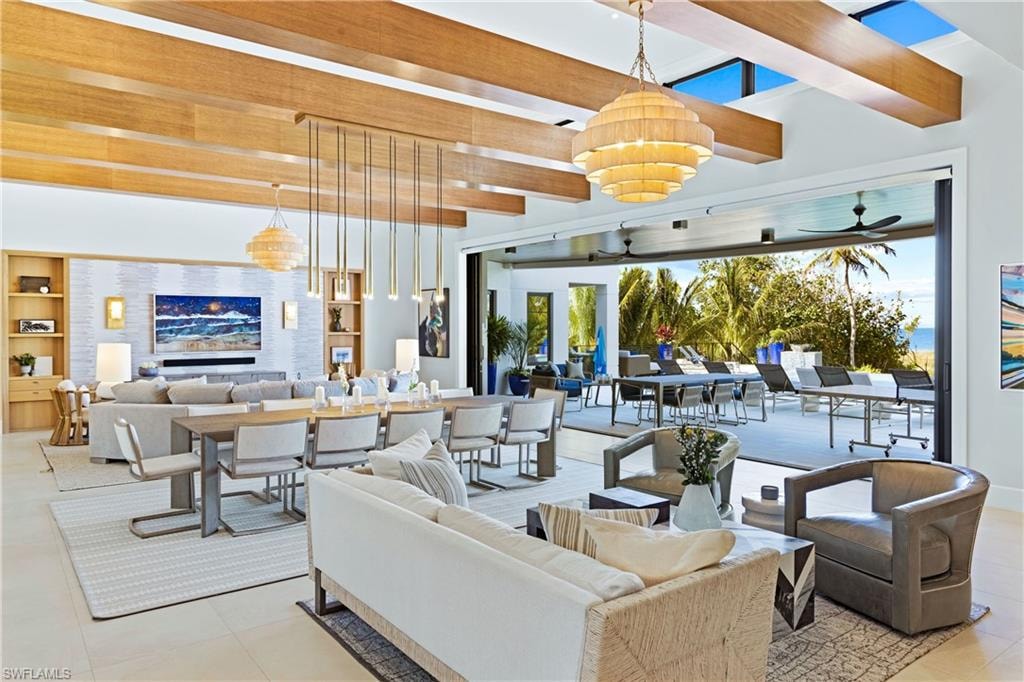 Open living areas flow from one to the other all surrounded by exquisite detail and amazing views