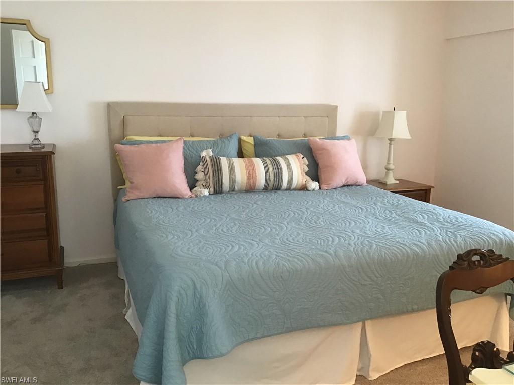 Primary bedroom with king bed