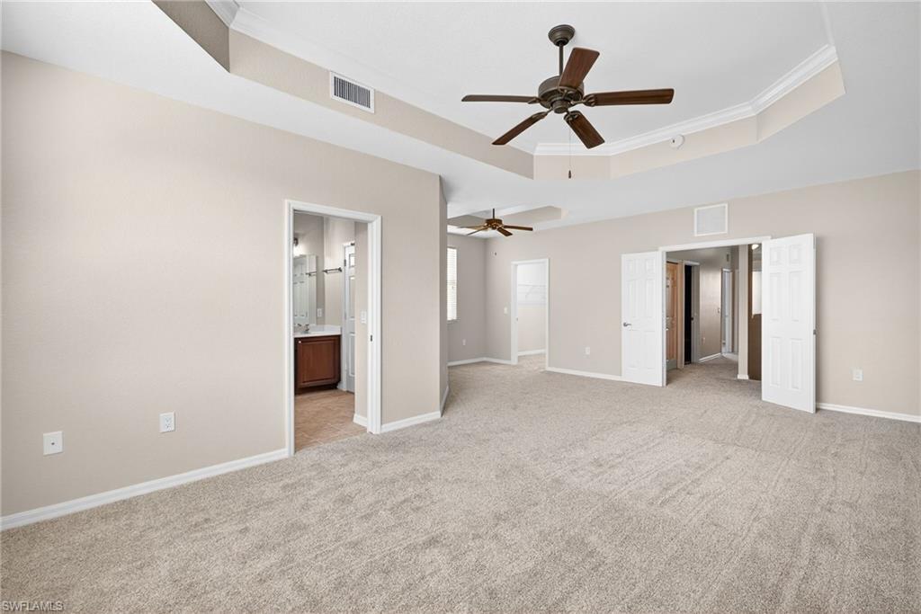 Primary suite with sitting area