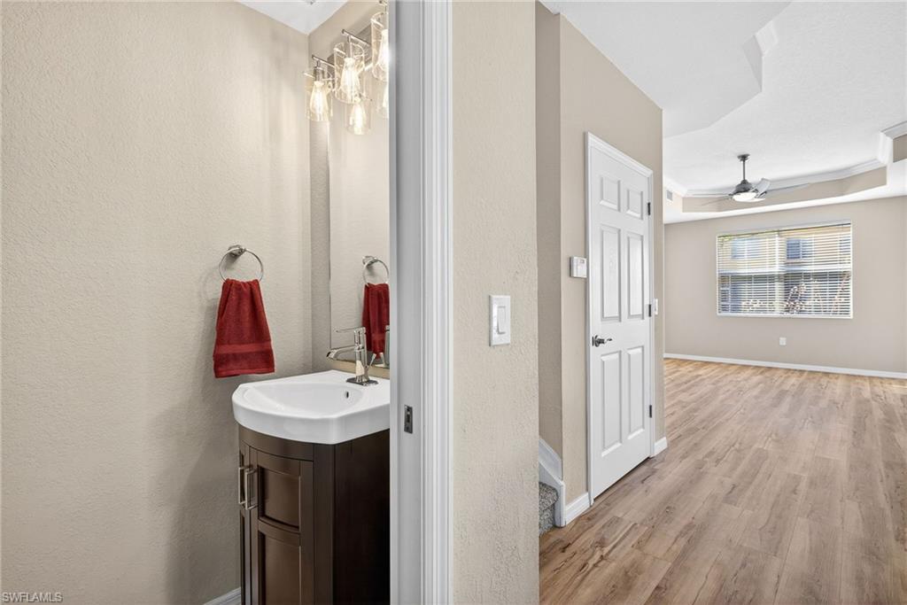Half bath on ground floor