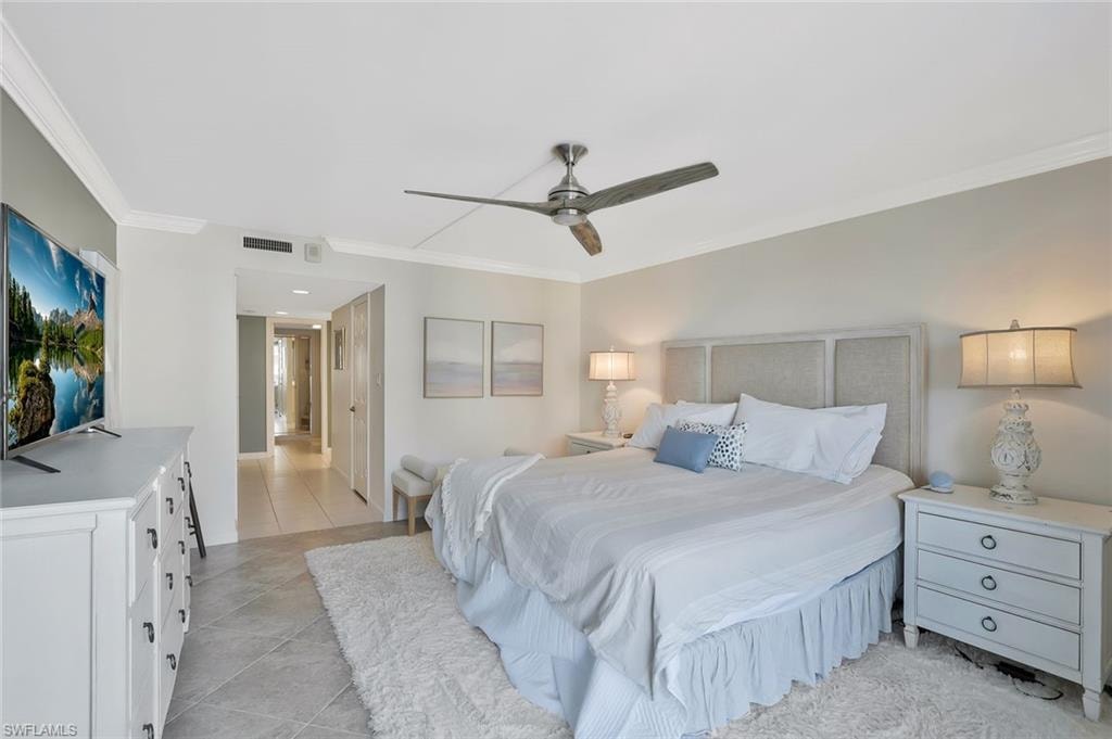 Spacious primary bedroom