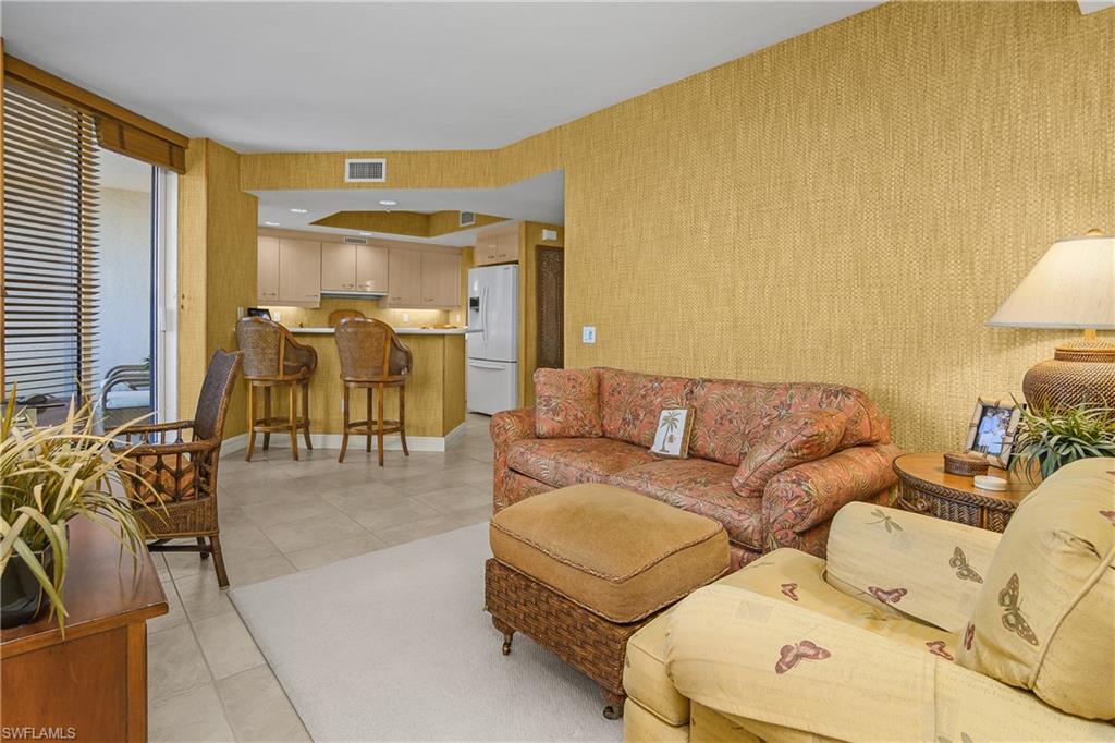 Den adjacent to the kitchen