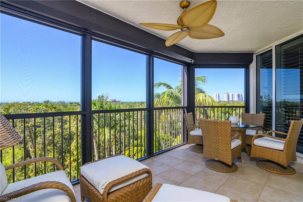 Watch sun set over the gulf from the lanai