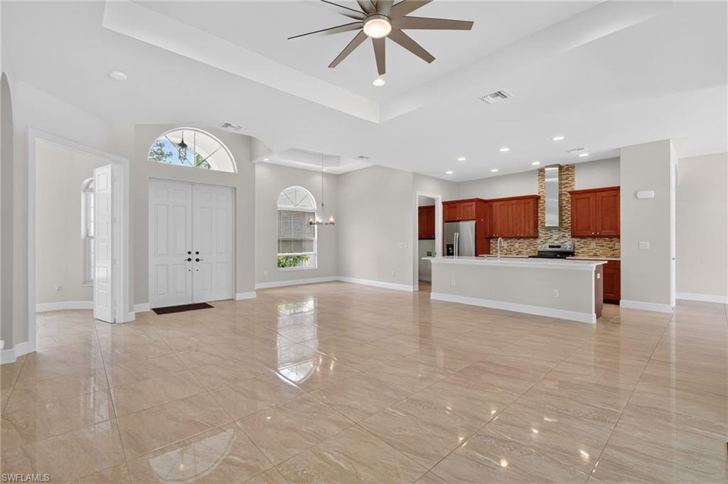 Spacious open floor plan
