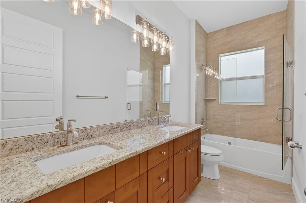 Bathroom with dual sinks