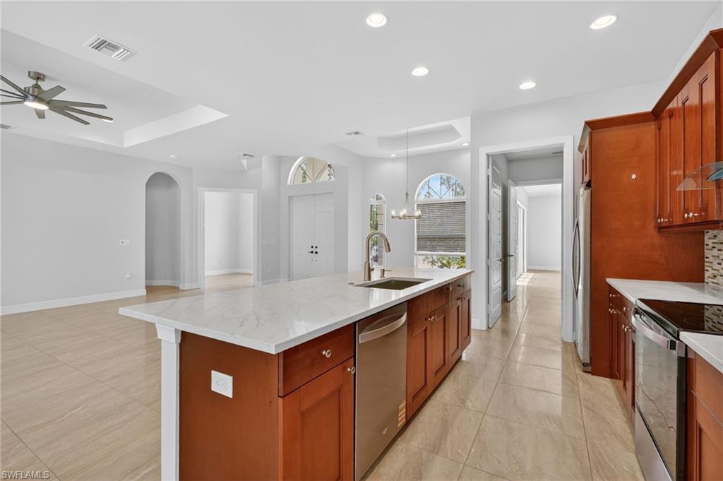 Large open floor plan, all new paint, inside and out