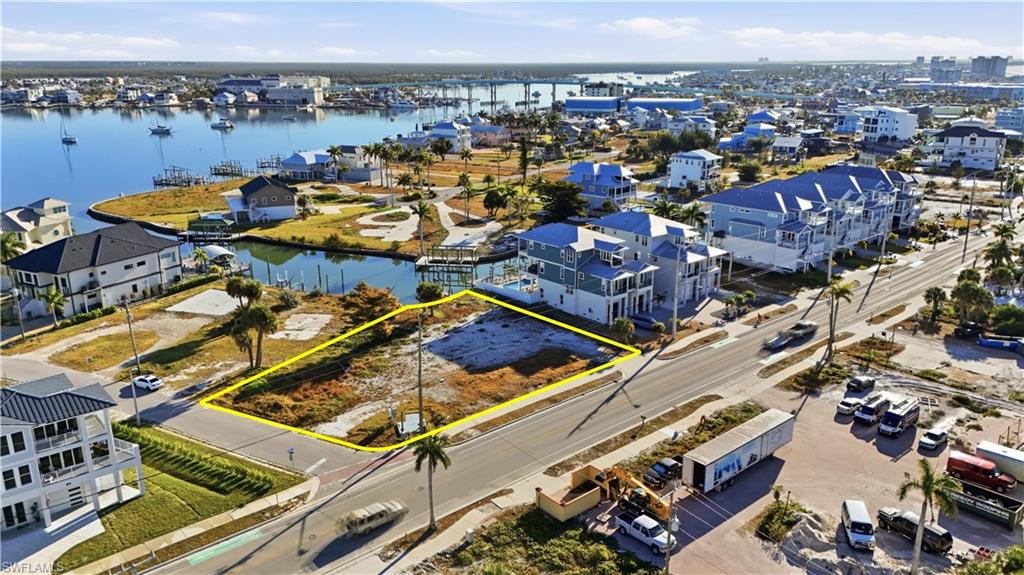 Aerial view of a large body of water - Virtually Edited Image