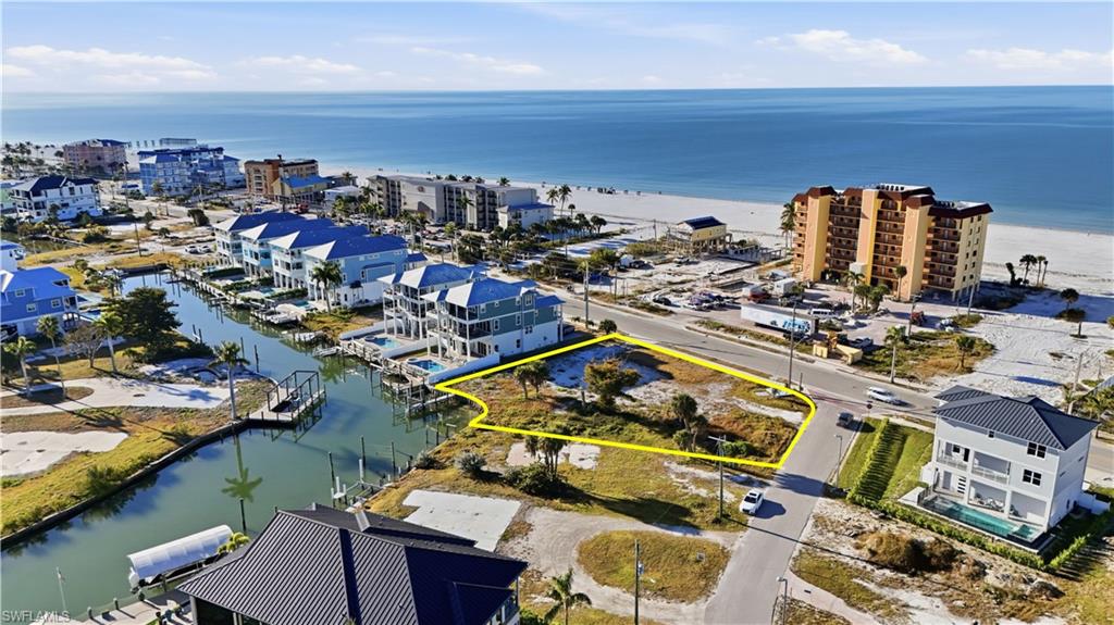 Aerial view of a nearby body of water - Virtually Edited Image