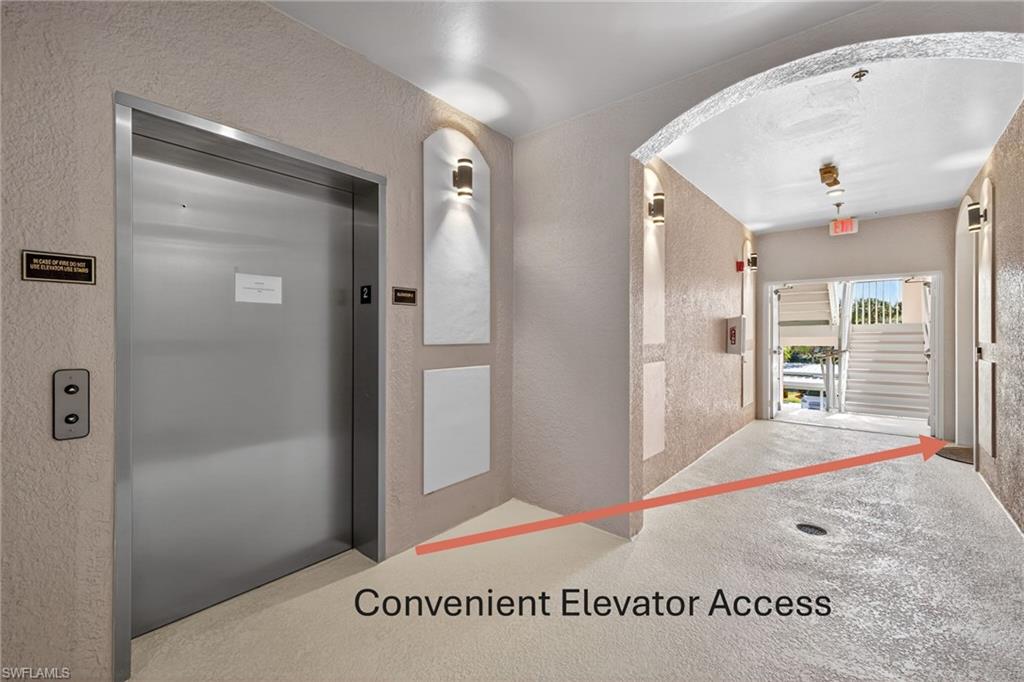 Entrance to property from the elevator