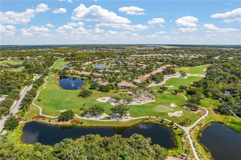 Golf course area