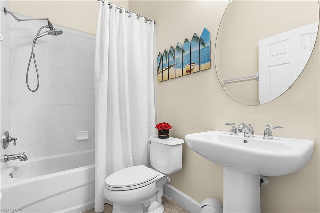 guest bath right outside bedroom 2