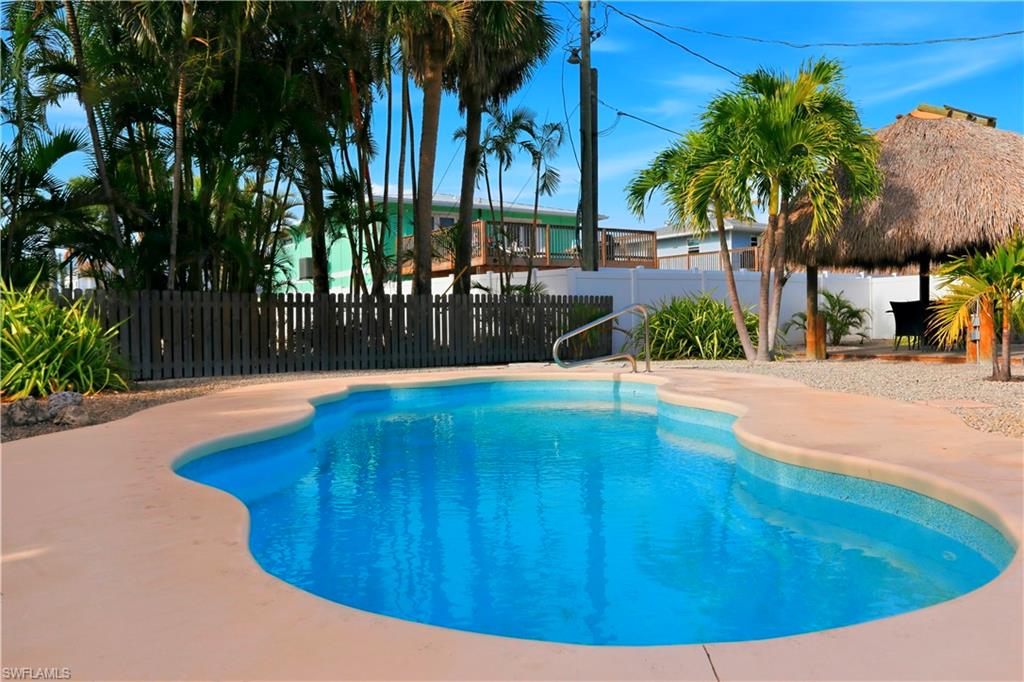 View of pool featuring patio surround