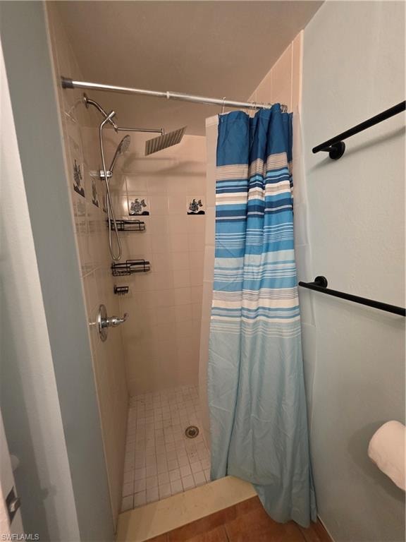 Back bathroom shower