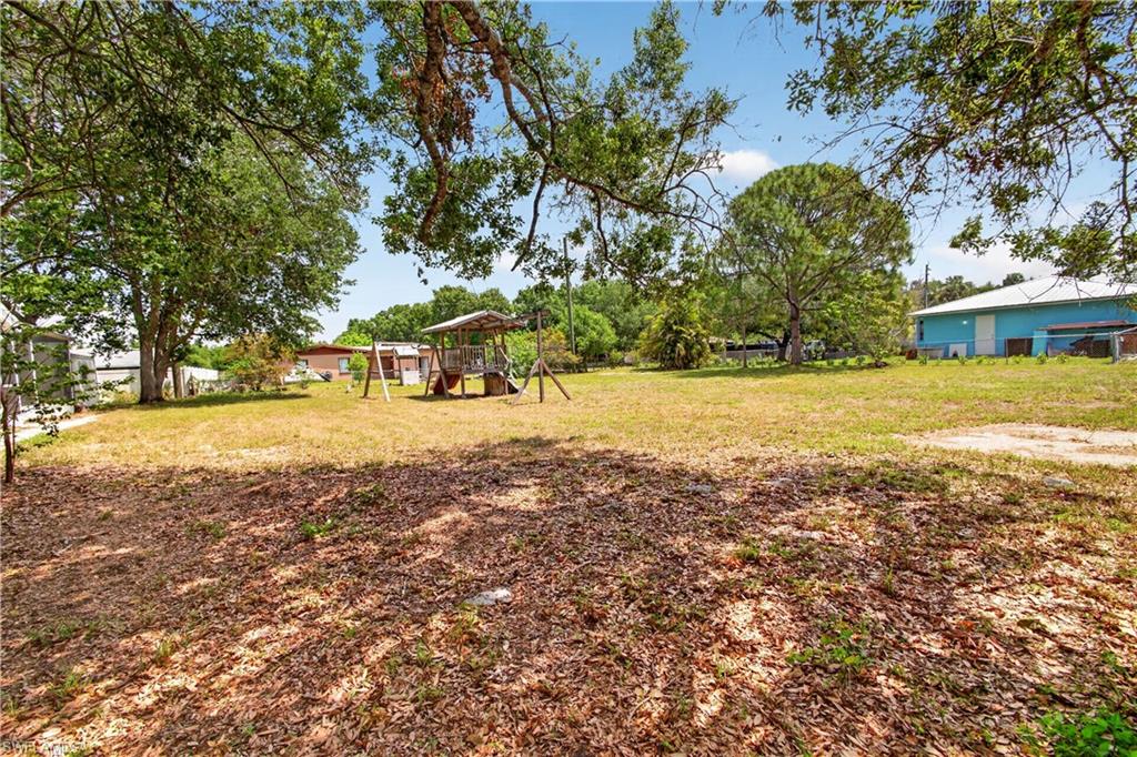 The lot next to the house is available on terms