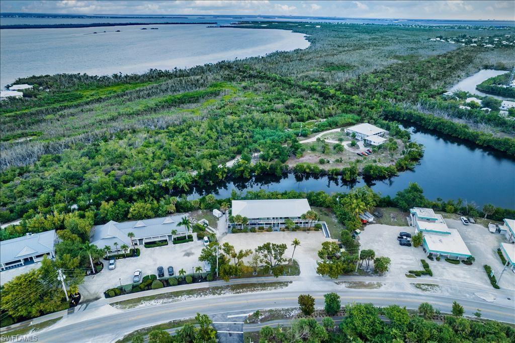 Rear View of Aerial of Pelican Place Shopping Center