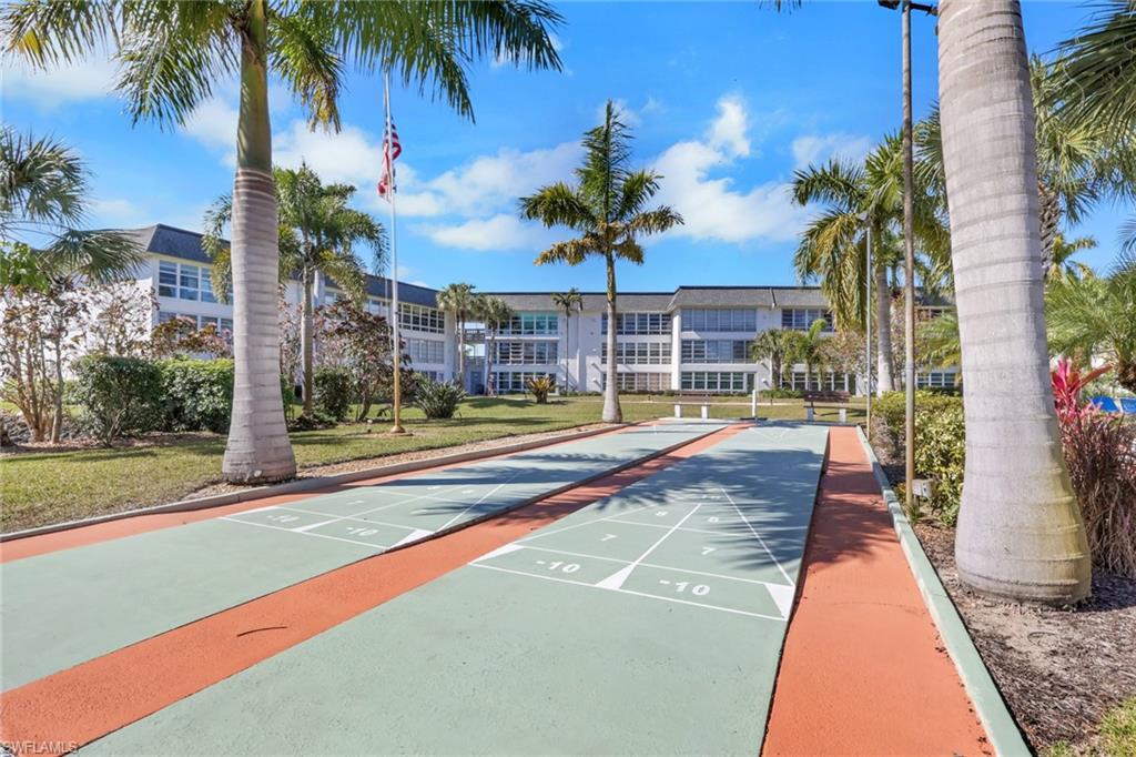 Shuffleboard courts