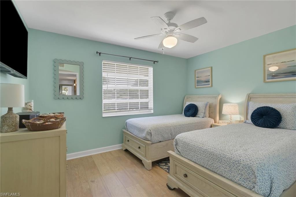 Spacious guest bedroom