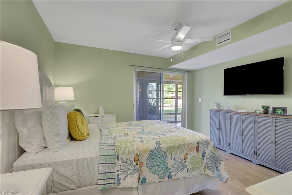 Comfortable primary bedroom