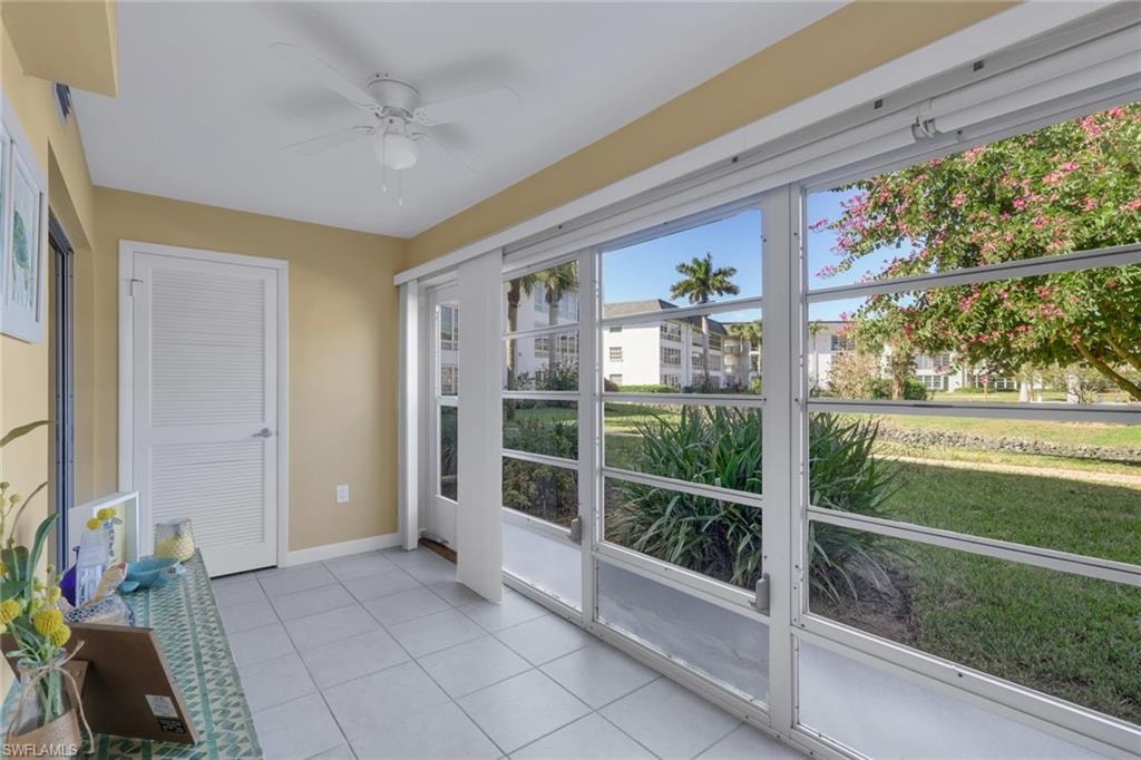 unroom with a full wall of windows for abundant light