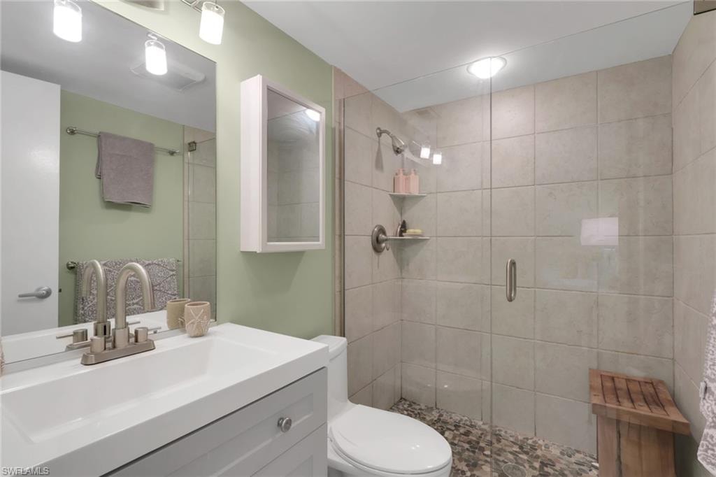 Updated primary bathroom