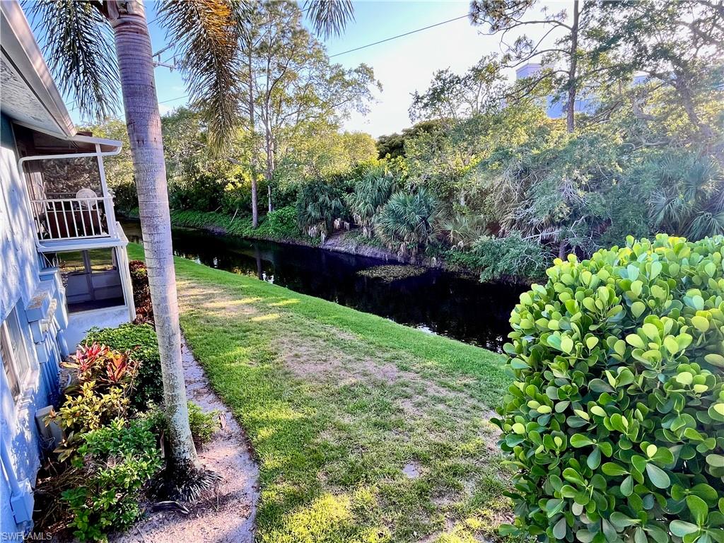Landscaped area and canal