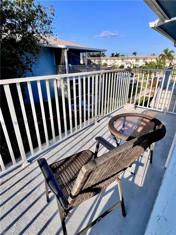 Large open Balcony area overlooking the canal area - very quiet and private