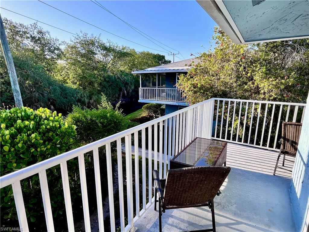 Large open two area balcony for enjoying your morning coffee, reading a book or happy hour.