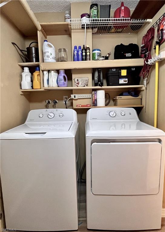 Large Laundry area with extra storage