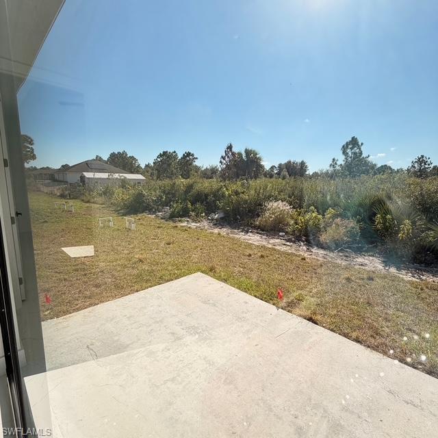 View of patio