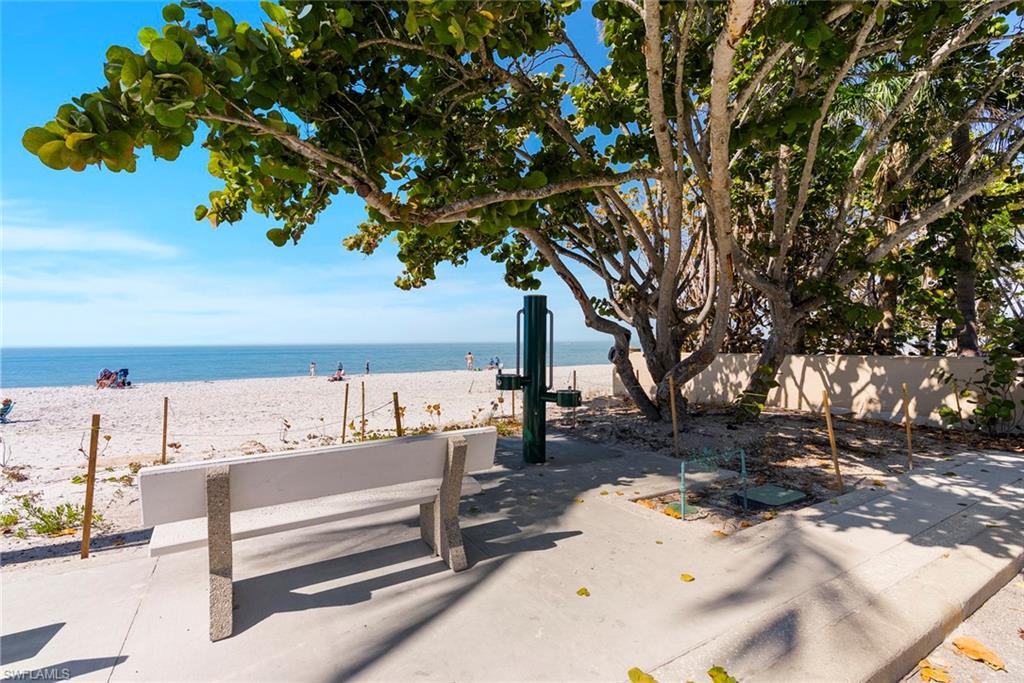 Water view featuring nearby beach