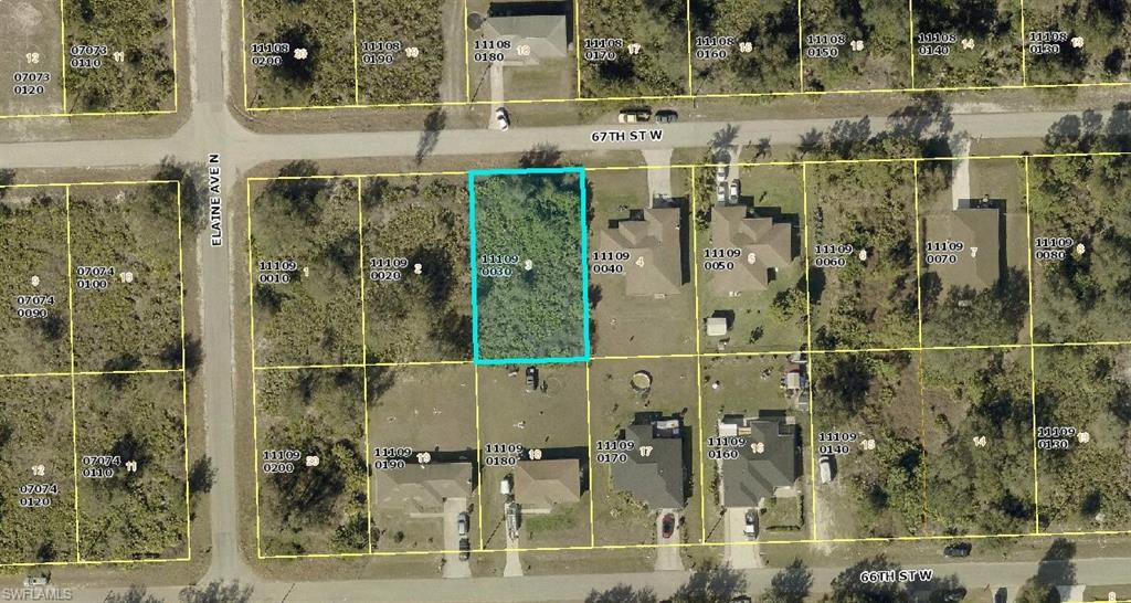 Aerial view of property's location