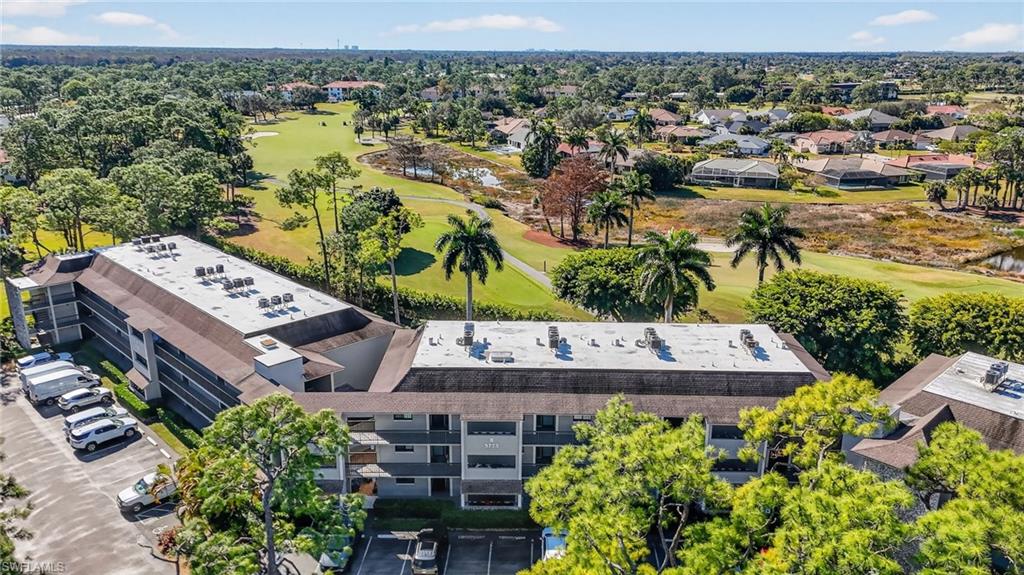 Bird's eye view of a local golf course