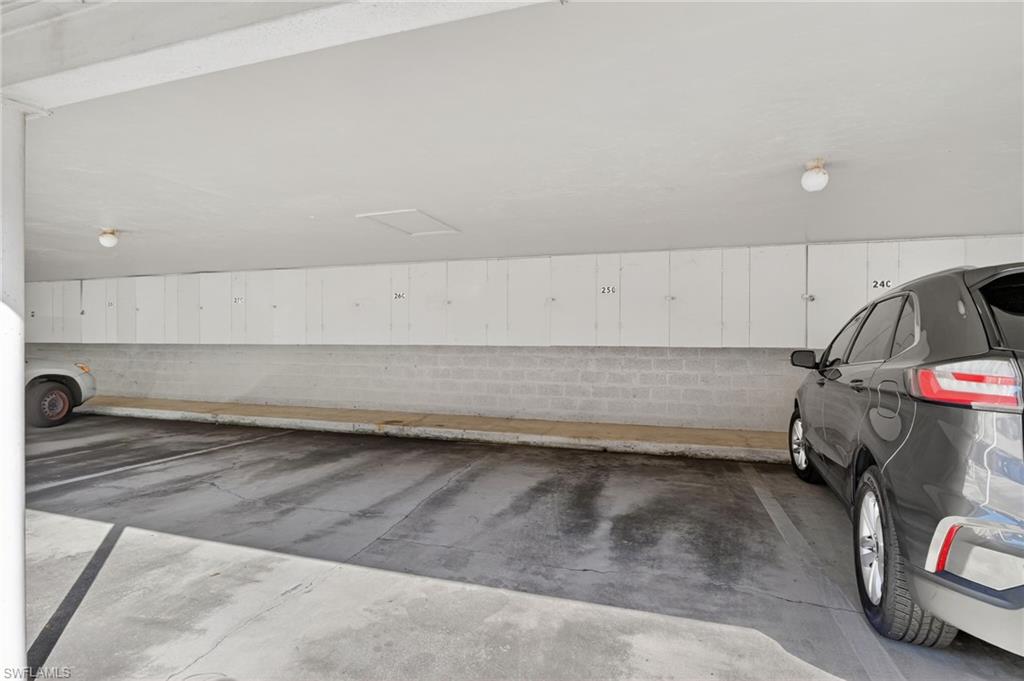 View of parking garage
