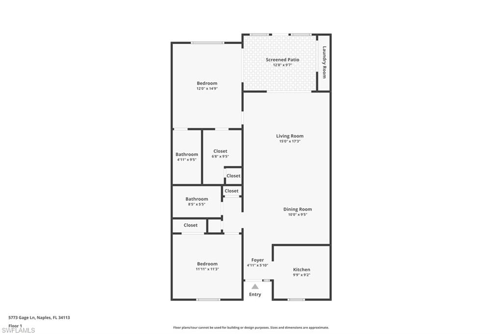 View of condo floor plan