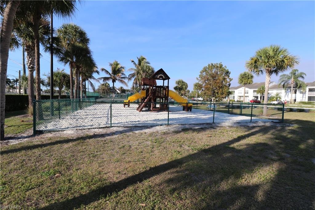 View of community jungle gym