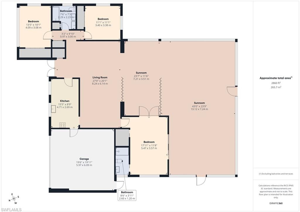 View of room layout