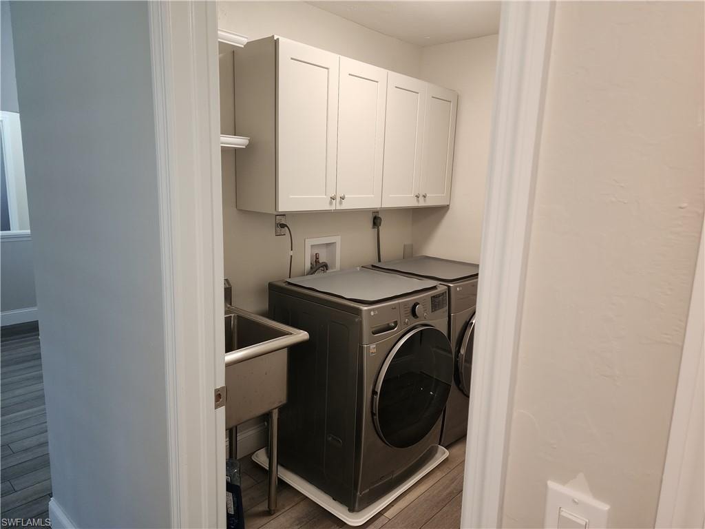 Inside laundry room