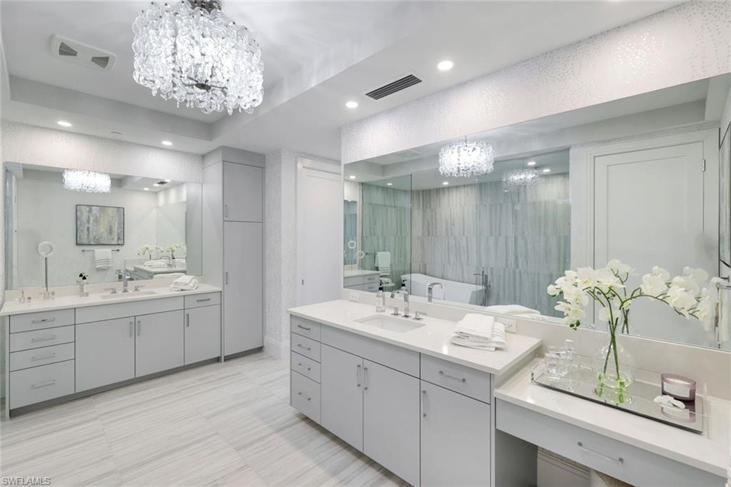 Extensive cabinetry, elevated finishes, and spacious accommodations for two.