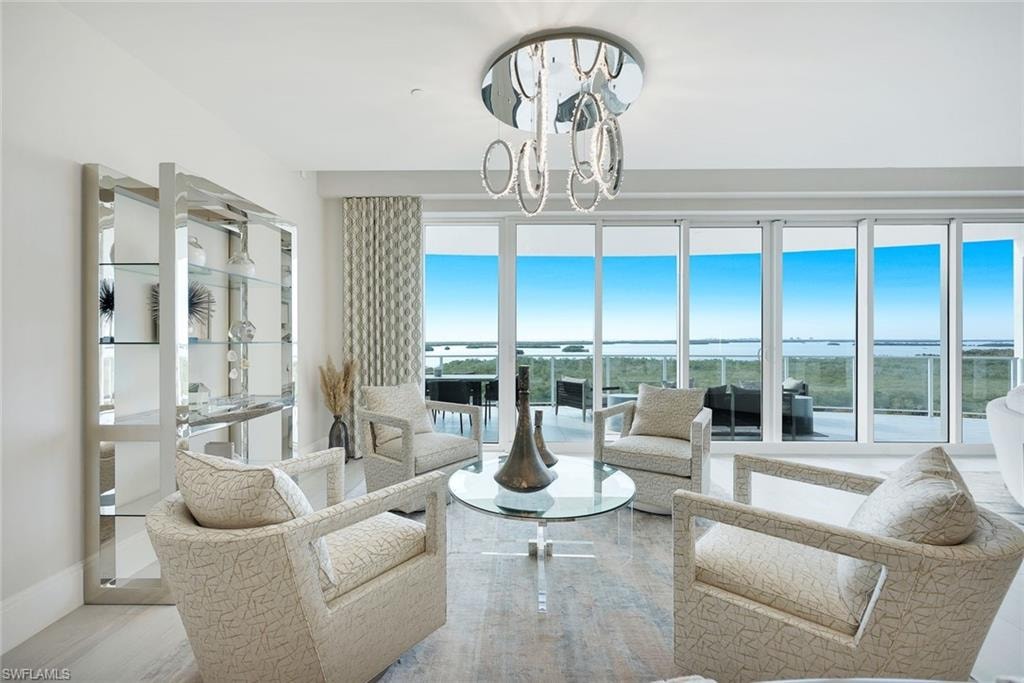 This space is perfect for casual conversation as the sun sets in the western sky.