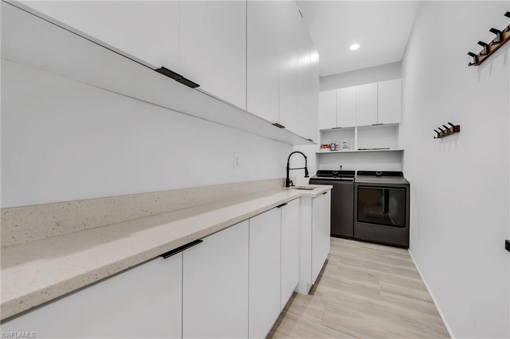 LAUNDRY ROOM WITH SINK & COUNTER