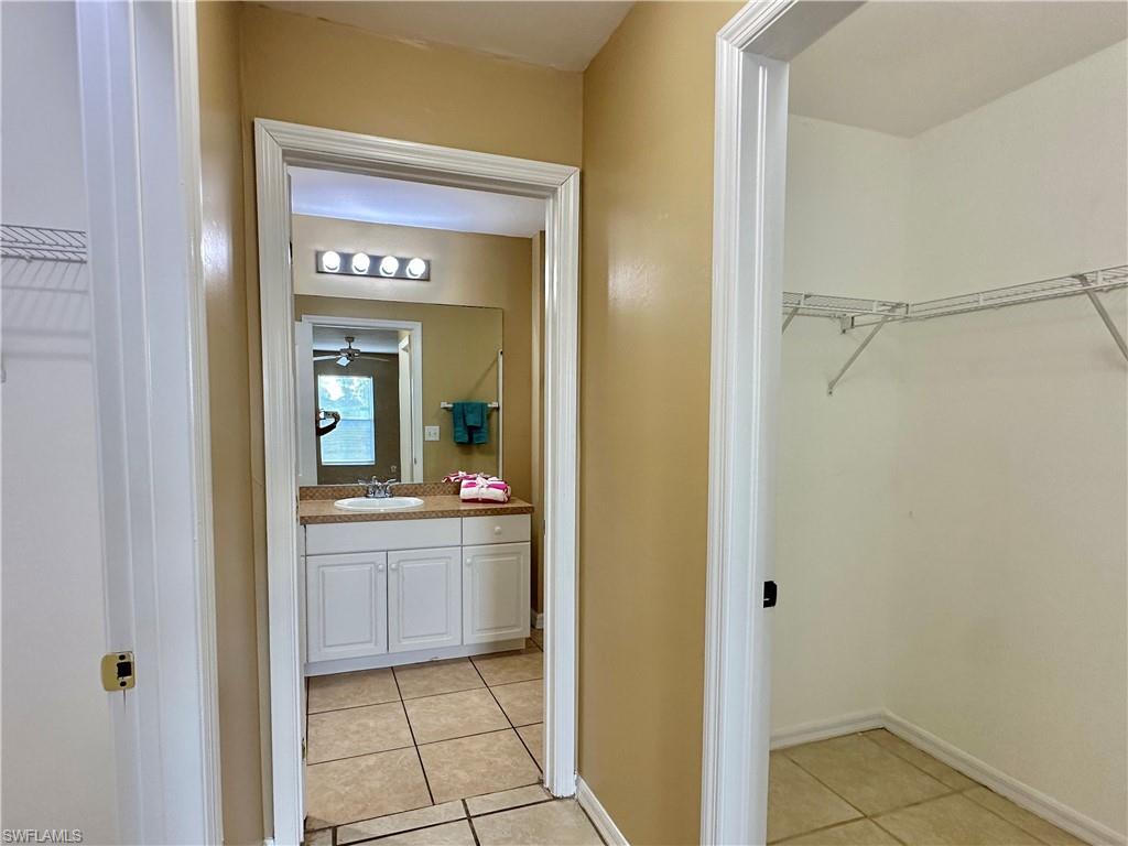 Entryway to Primary Walk In Closets and Bath