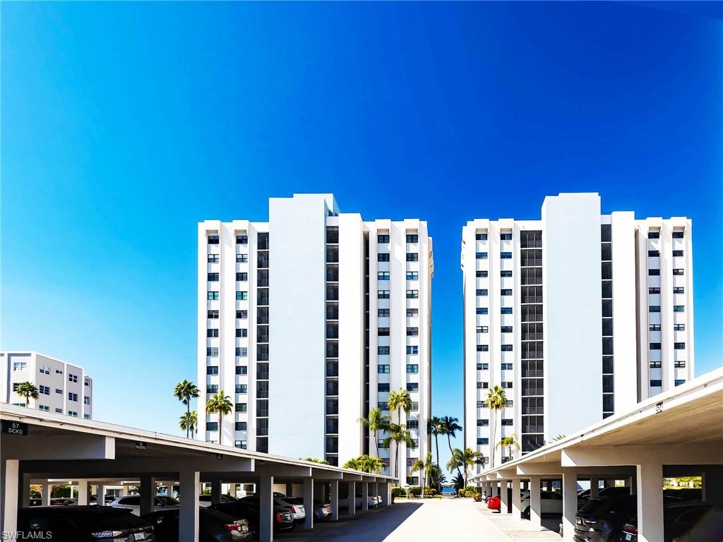Exterior of both towers