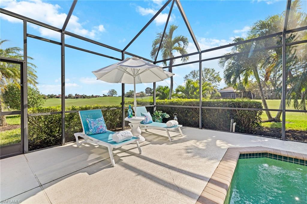 Pool with Golf Course Views