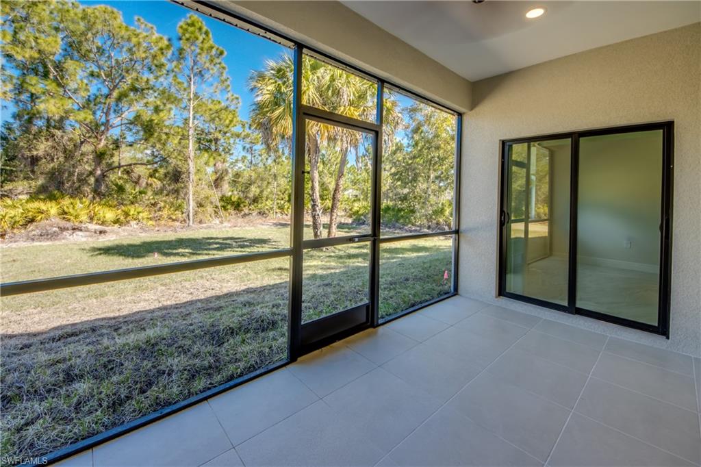 Unfurnished sunroom with plenty of natural light