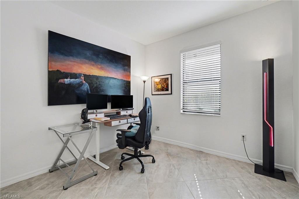Office featuring baseboards