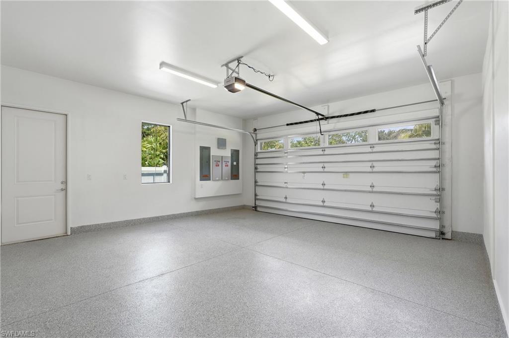 Epoxy Coated large 2 car garage