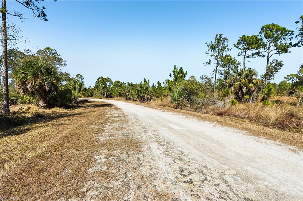 View of dirt / gravel road featuring a rural view