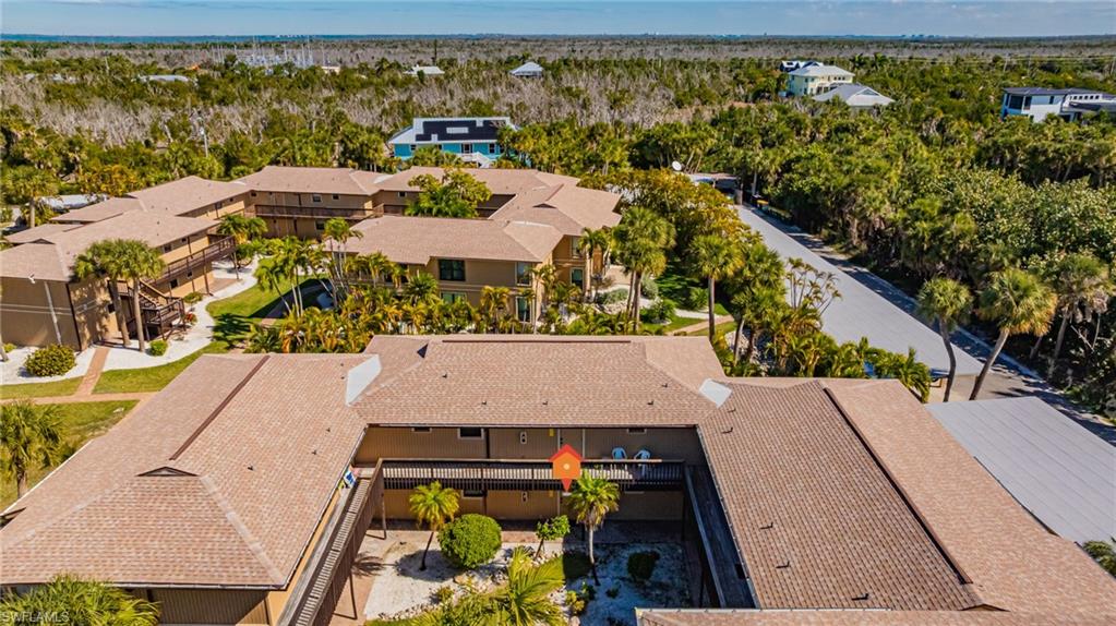 View from above of property