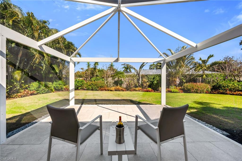 Screened lanai addition adds reprieve from the sun