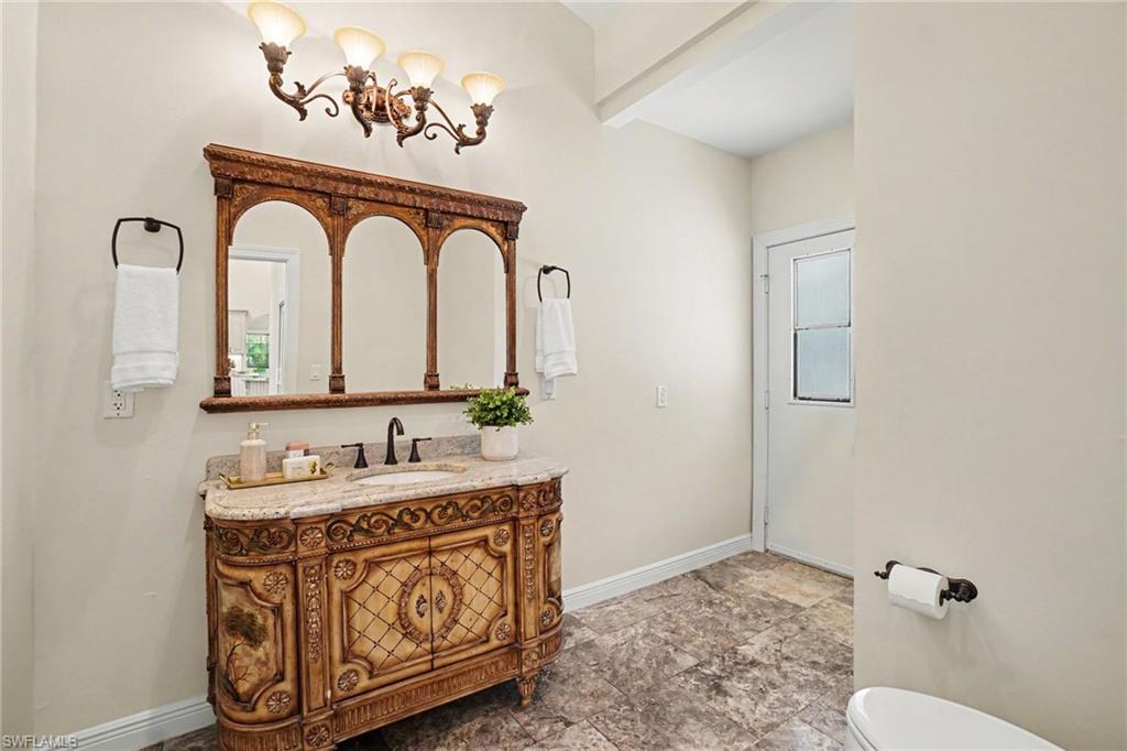 Full pool Bathroom